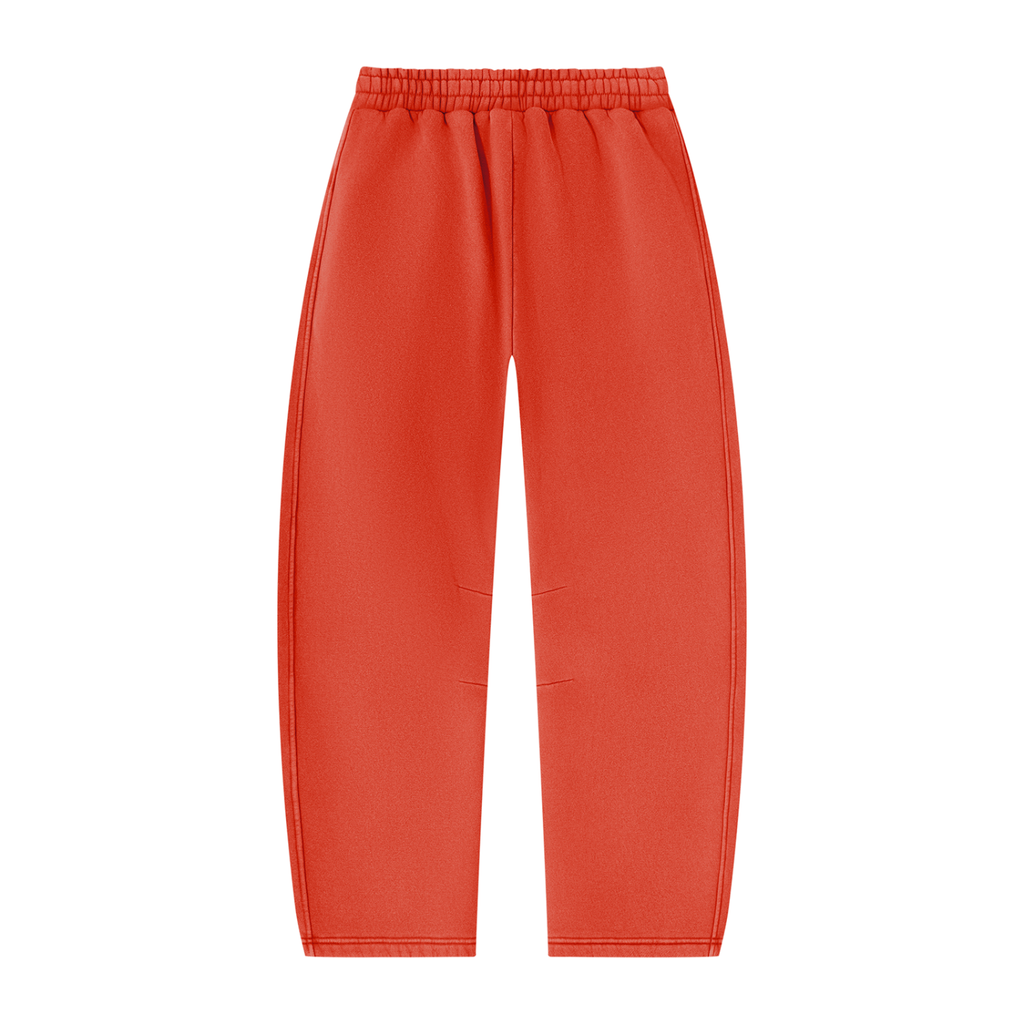 STEAZZY Vintage Wash Barrel Leg Fleece Sweatpants – Unisex