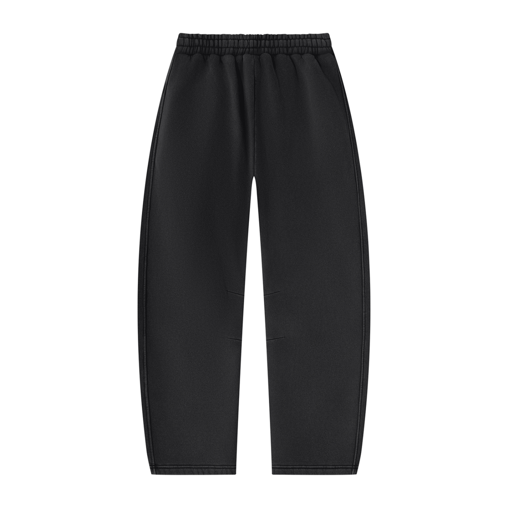 STEAZZY Vintage Wash Barrel Leg Fleece Sweatpants – Unisex