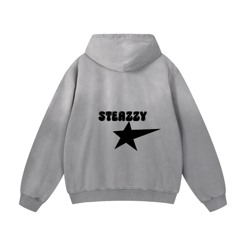 STEAZZY 001 Heavyweight Sunfade Oversized Hoodie