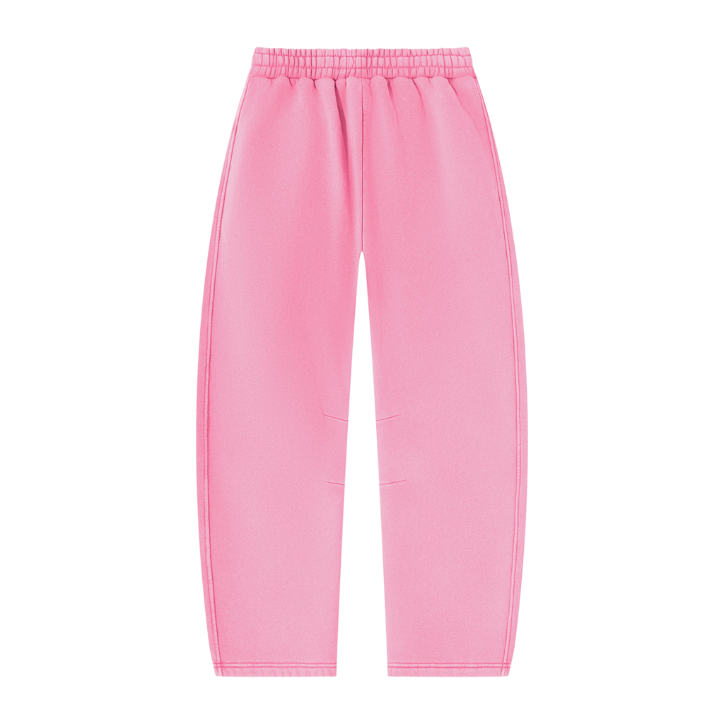 STEAZZY Vintage Wash Barrel Leg Fleece Sweatpants – Unisex