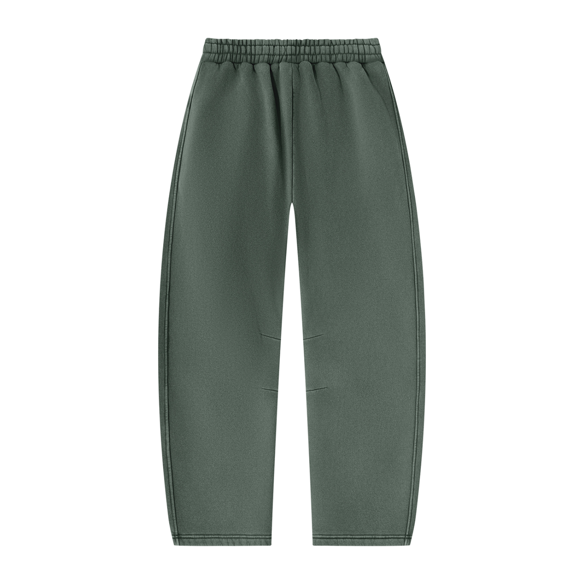 STEAZZY Vintage Wash Barrel Leg Fleece Sweatpants – Unisex