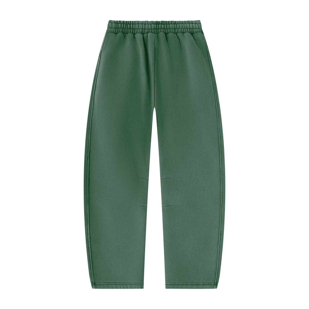 STEAZZY Vintage Wash Barrel Leg Fleece Sweatpants – Unisex