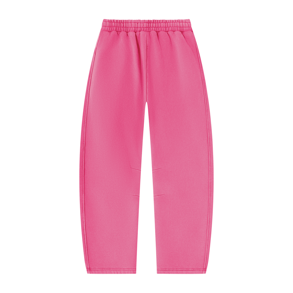 STEAZZY Vintage Wash Barrel Leg Fleece Sweatpants – Unisex