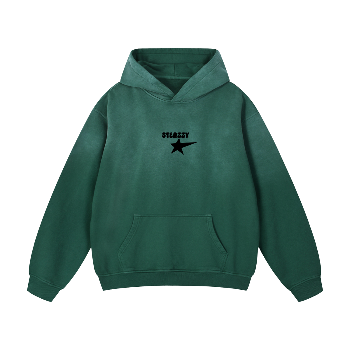 STEAZZY 001 Heavyweight Sunfade Oversized Hoodie