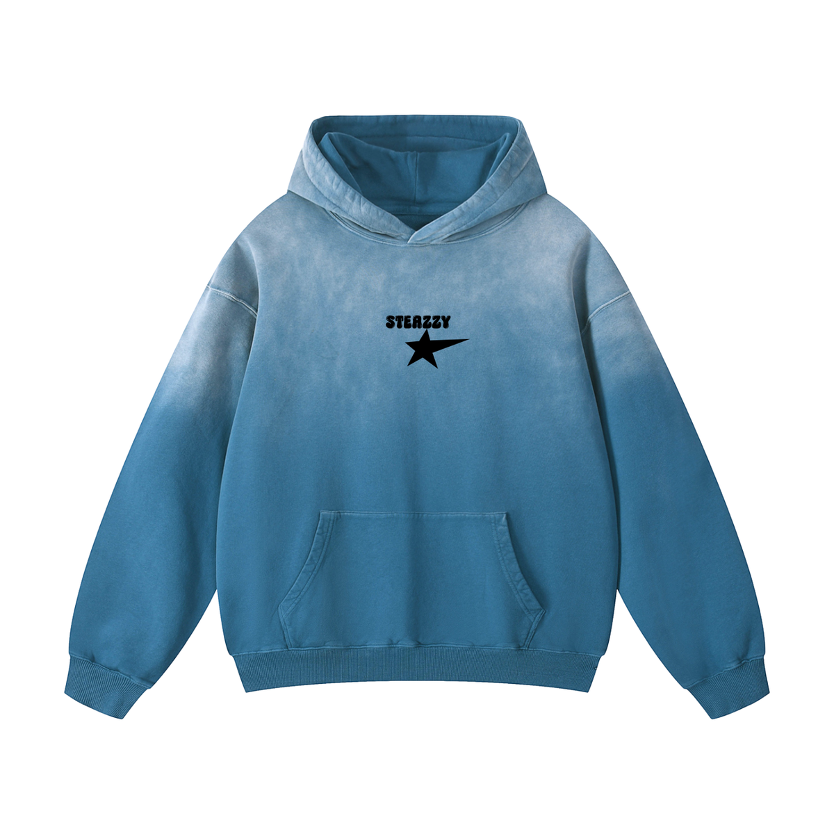 STEAZZY 001 Heavyweight Sunfade Oversized Hoodie
