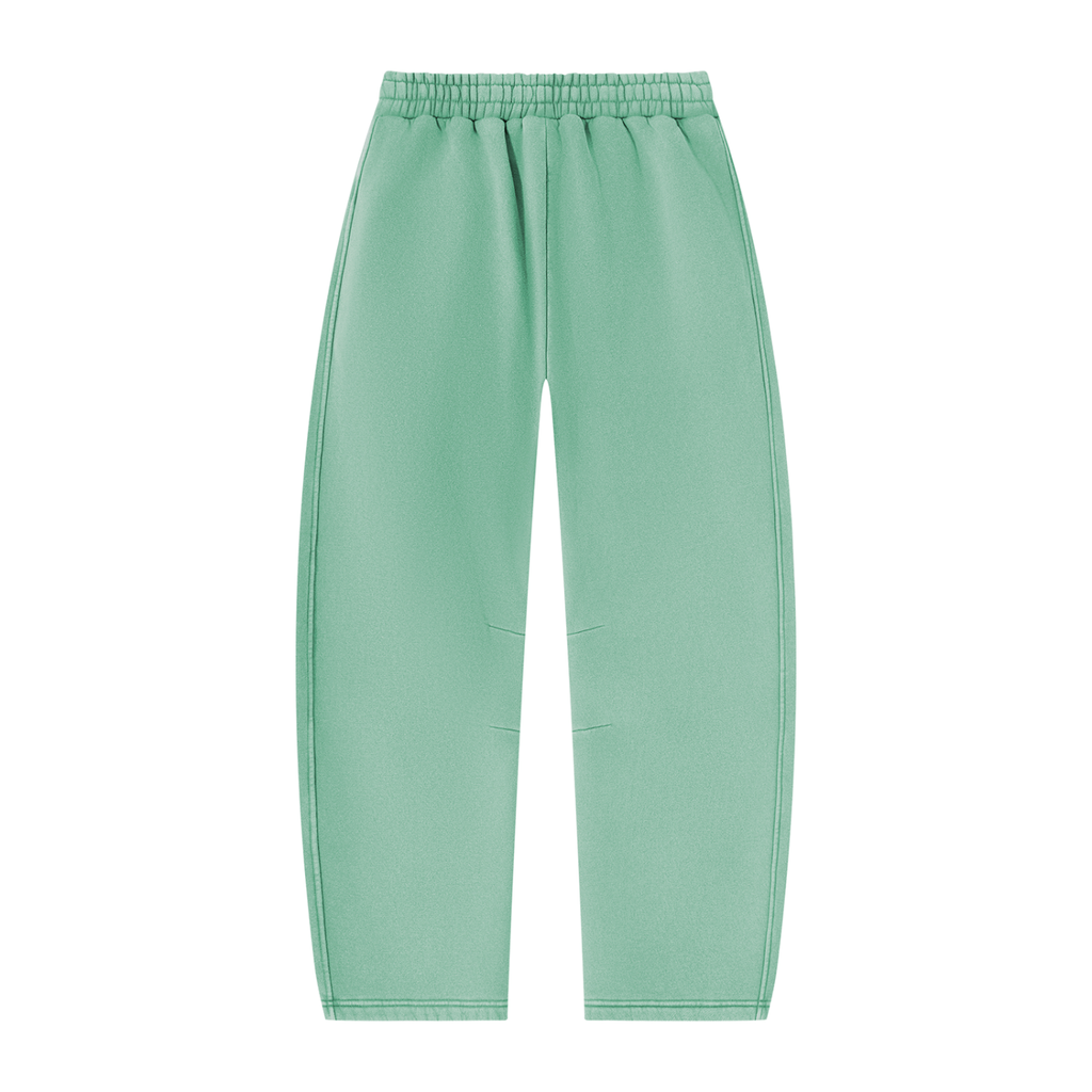 STEAZZY Vintage Wash Barrel Leg Fleece Sweatpants – Unisex
